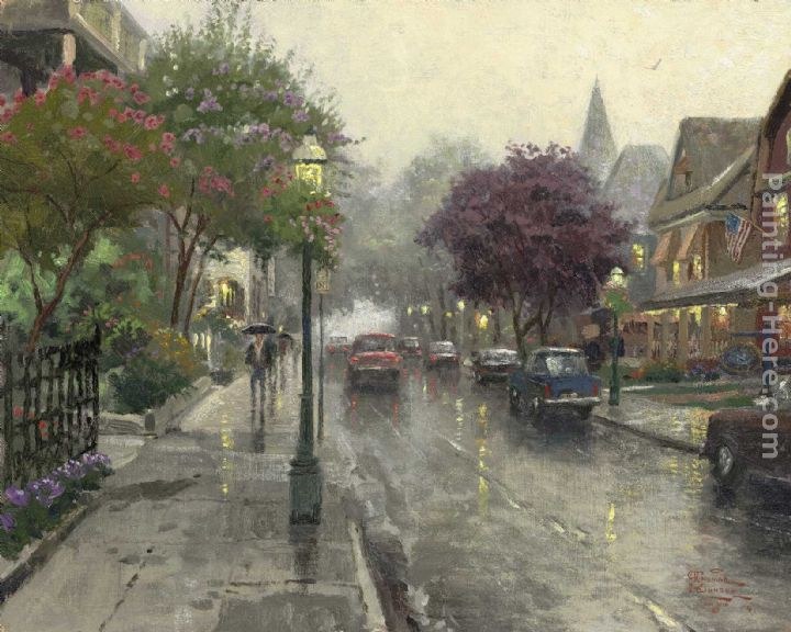 Thomas Kinkade Jackson Street,Cape May